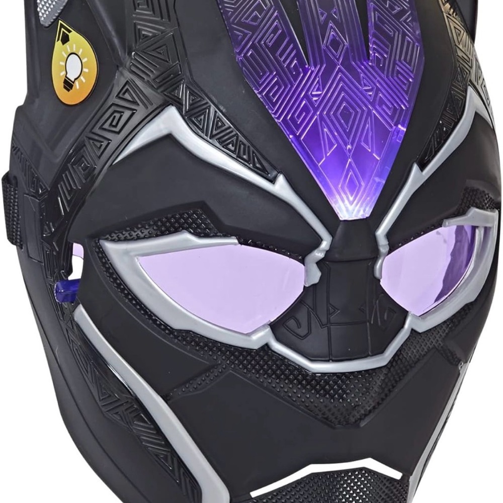 Marvel Black Panther Mask with Purple Accents